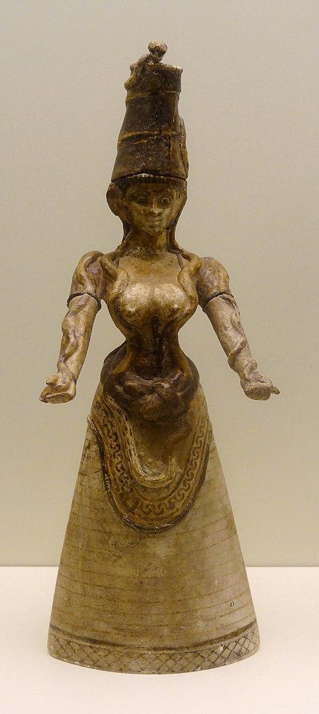 Mother Snake Goddess - Photo by Wikimedia Commons user Olaf Tausch