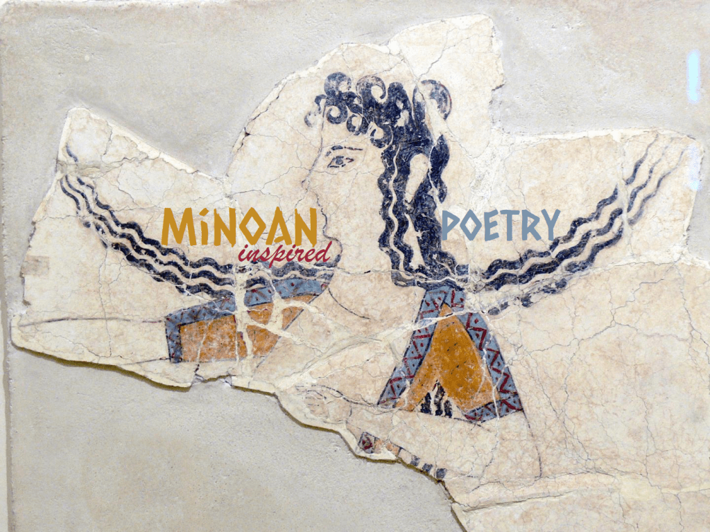 Minoan Woman Fresco Fragment by Wolfgang Sauber